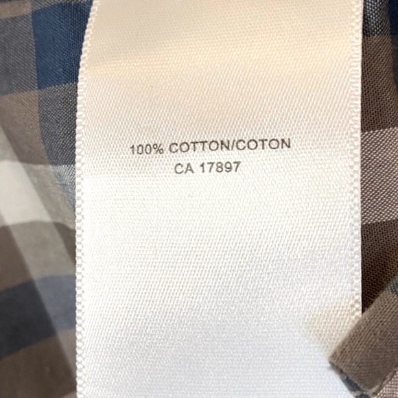 Banana Republic Soft Wash Cotton Plaid Button Down Shirt - Picture 6 of 9